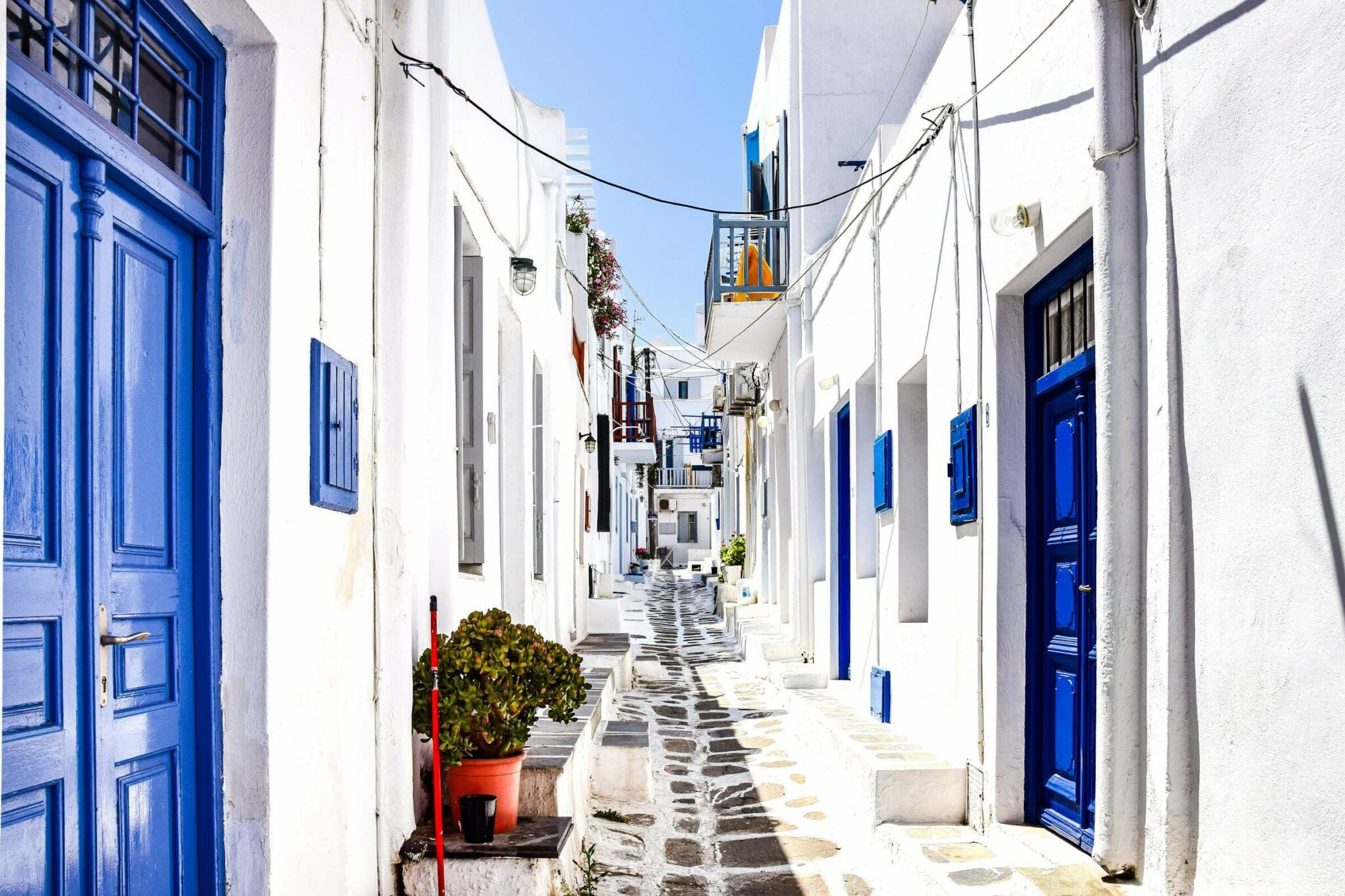traditionelles Gebäude auf Mykonos